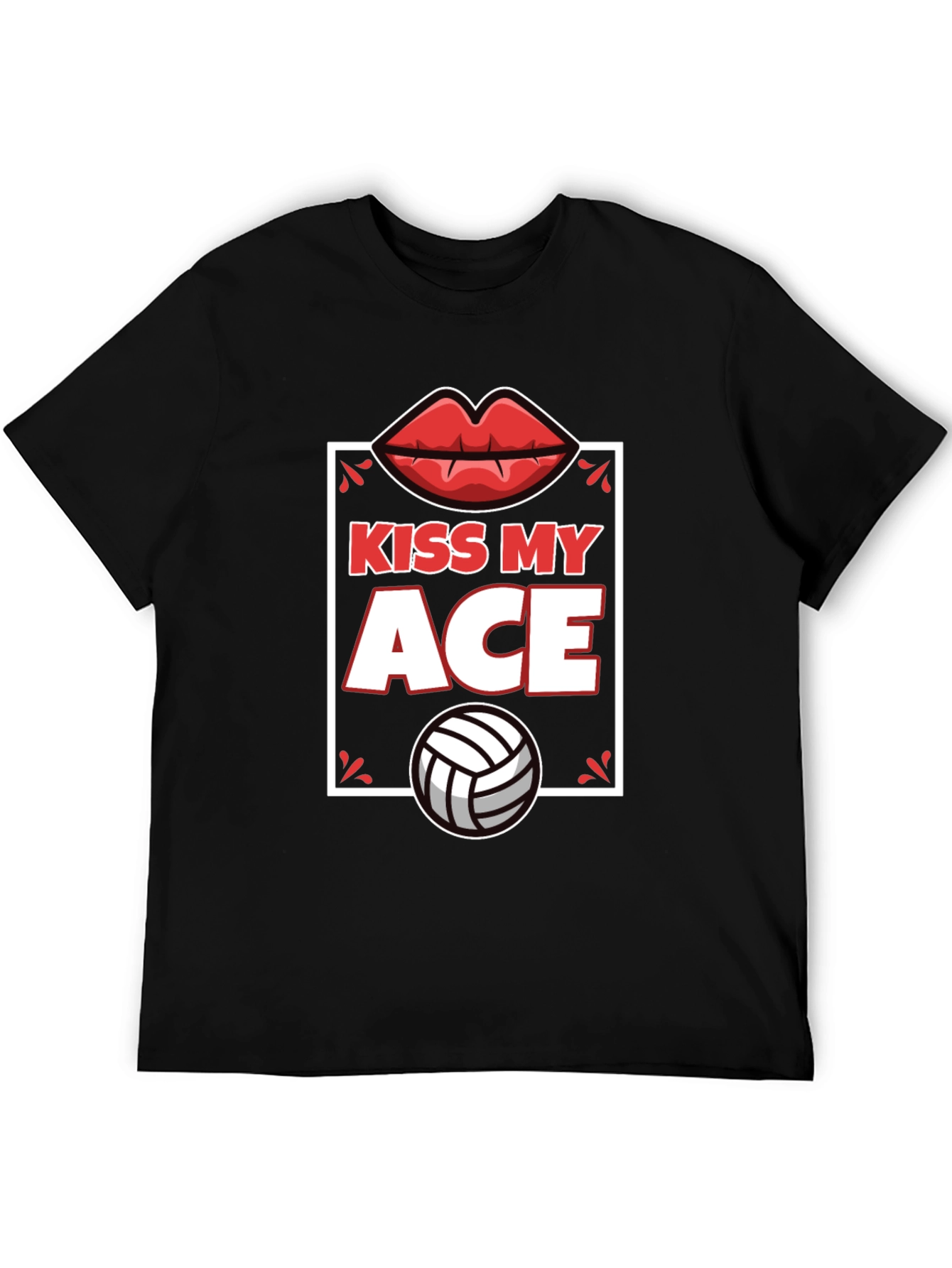 Kiss My Ace Volleyball Graphic Tee