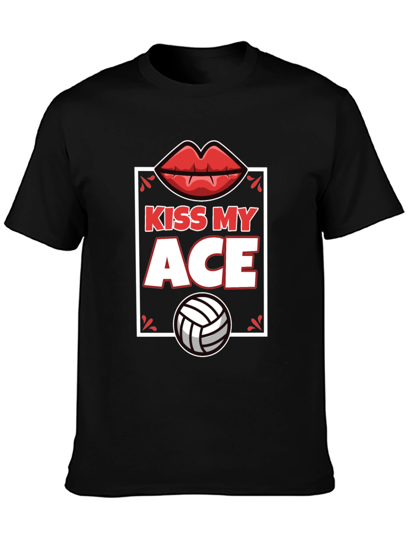 Kiss My Ace Volleyball Graphic Tee