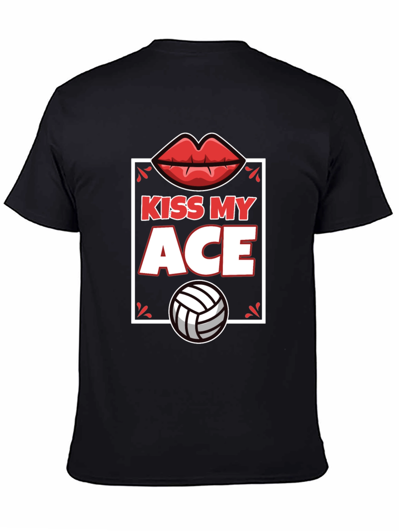 Kiss My Ace Volleyball Graphic Tee