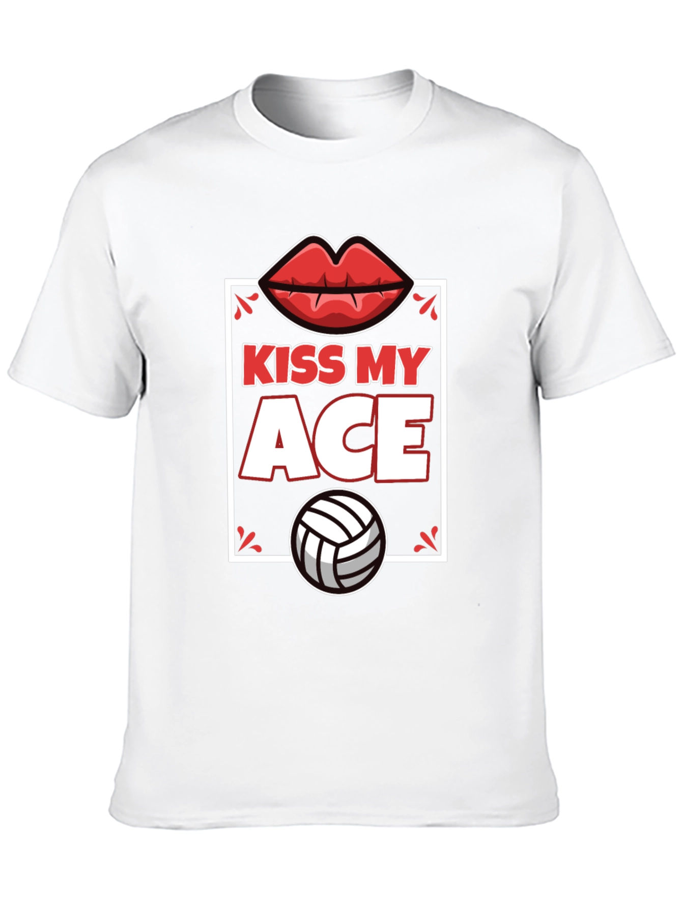 Kiss My Ace Volleyball Graphic Tee