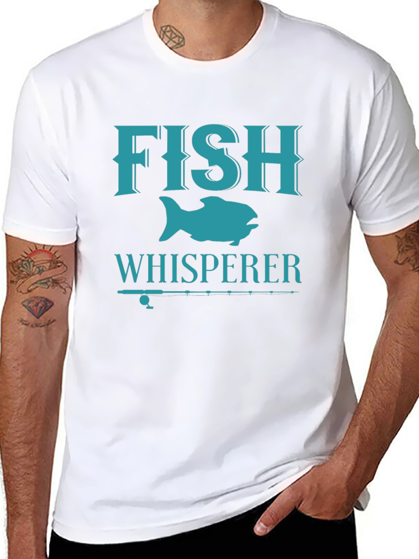 Fish Whisperer Graphic Tee - Anglers Humor T-Shirt