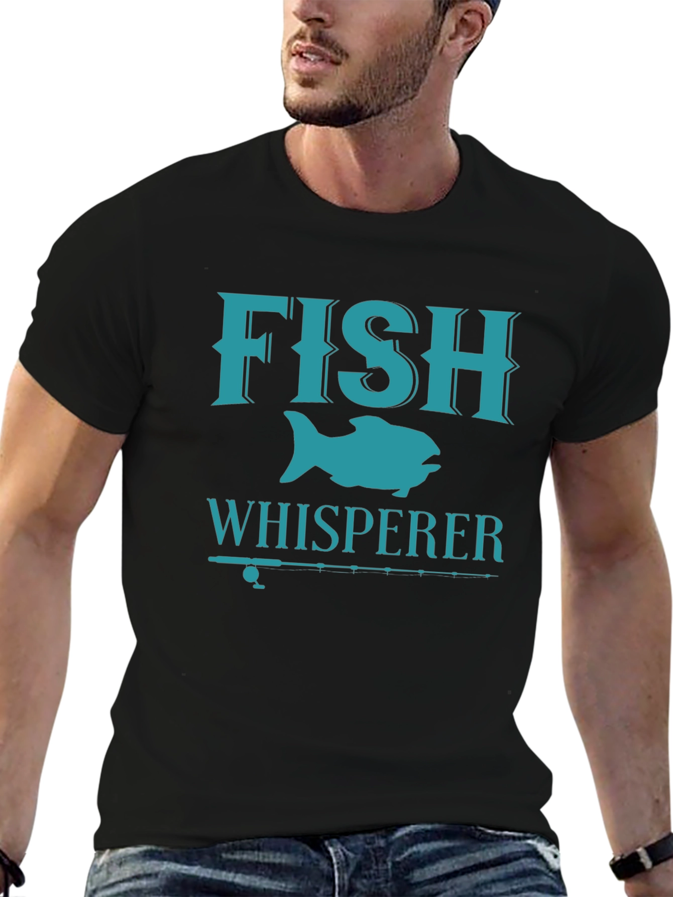 Fish Whisperer Graphic Tee - Anglers Humor T-Shirt