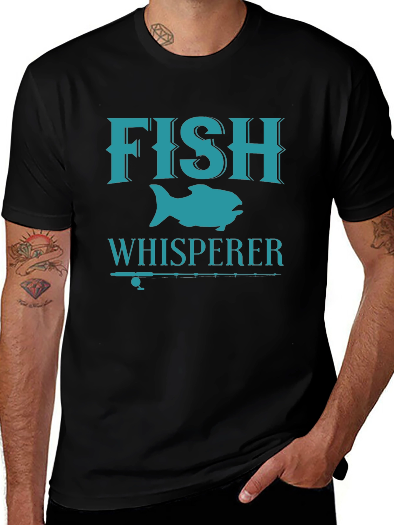 Fish Whisperer Graphic Tee - Anglers Humor T-Shirt