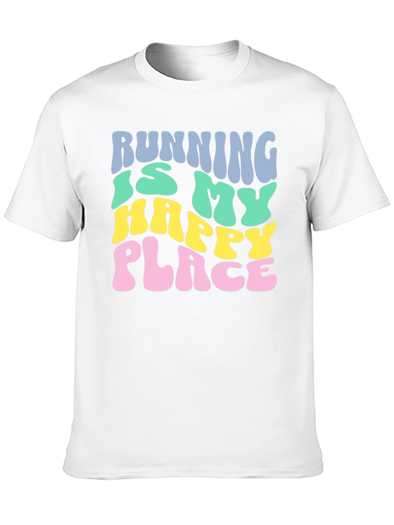 Running is My Happy Place Graphic T-Shirt