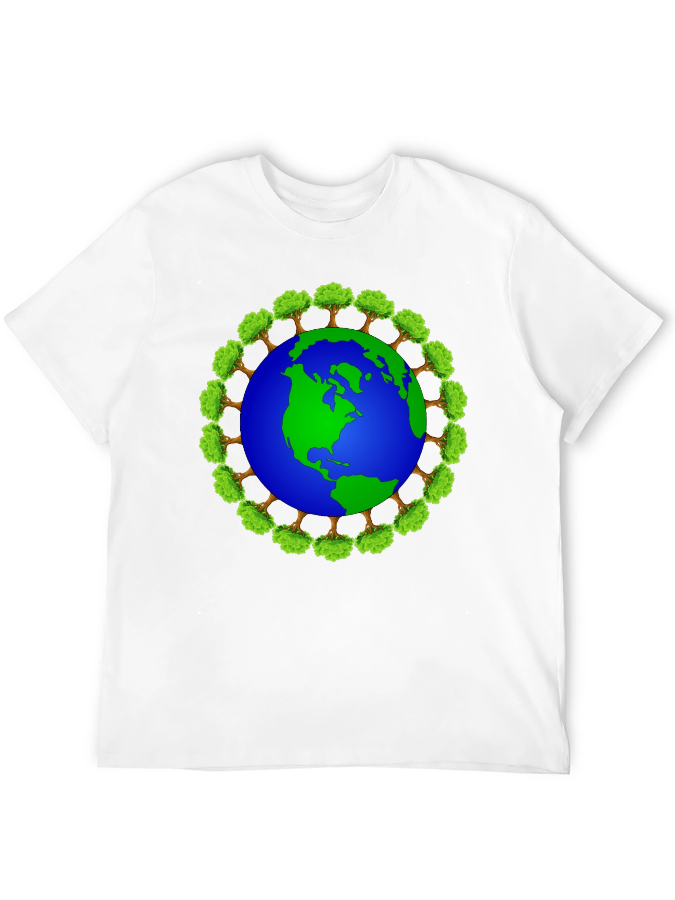 Earth Day T-Shirt - Tree Globe Design