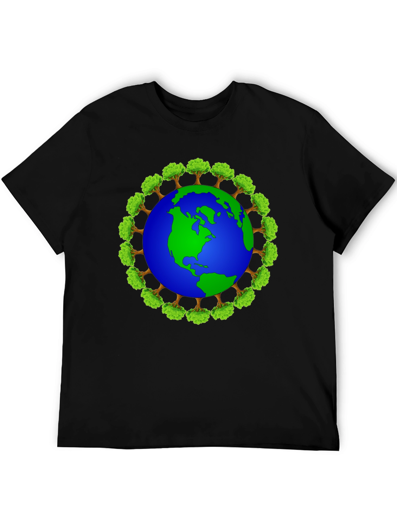 Earth Day T-Shirt - Tree Globe Design