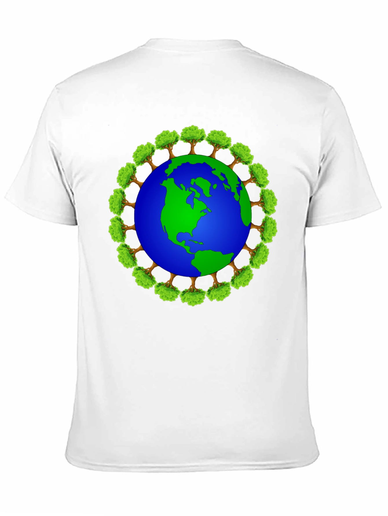 Earth Day T-Shirt - Tree Globe Design