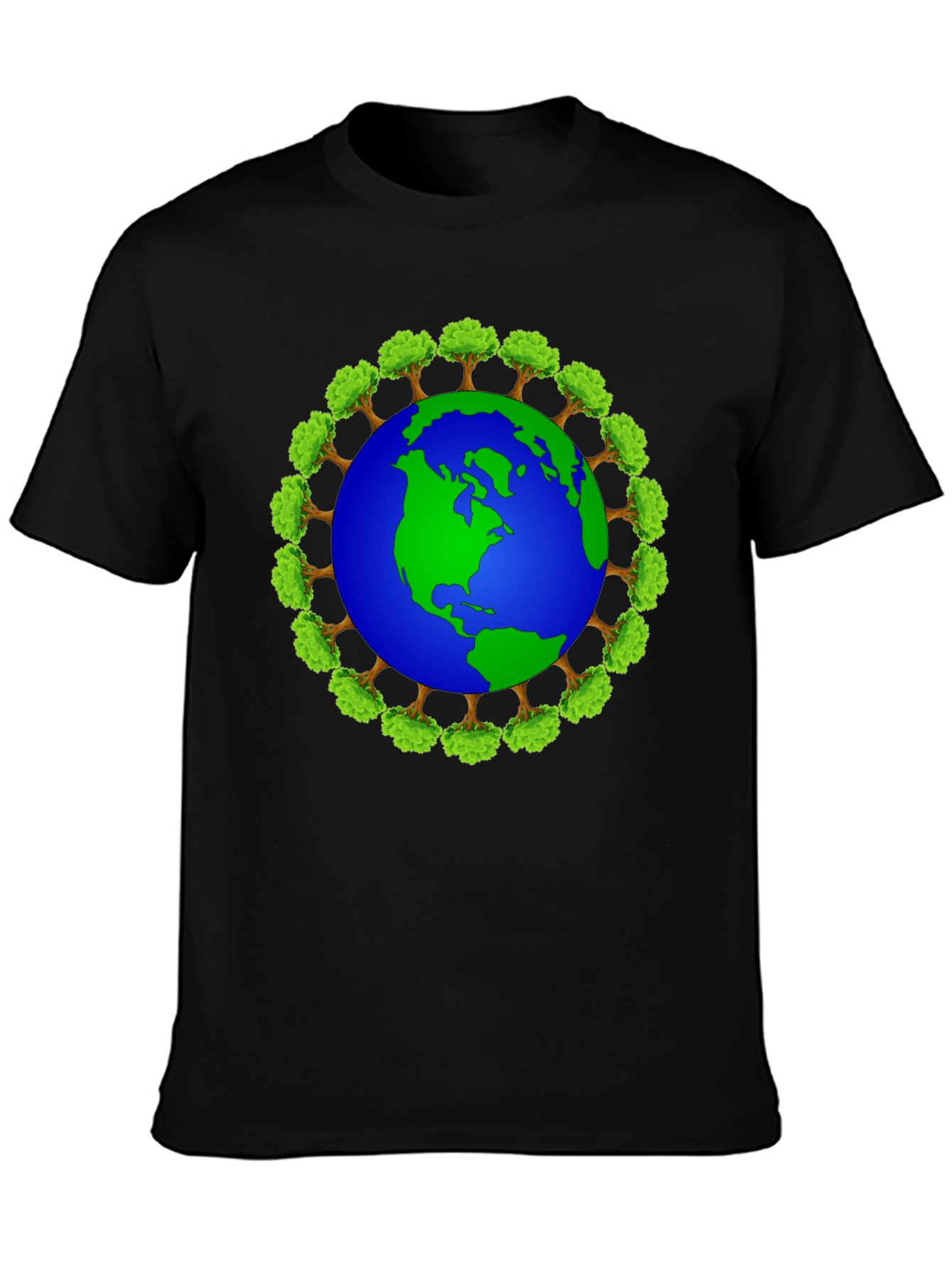 Earth Day T-Shirt - Tree Globe Design