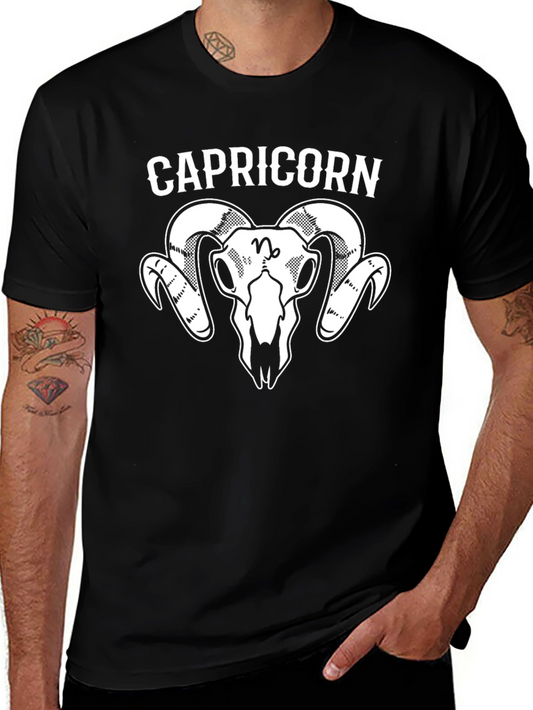 Capricorn Graphic Tee - Zodiac Sign Shirt
