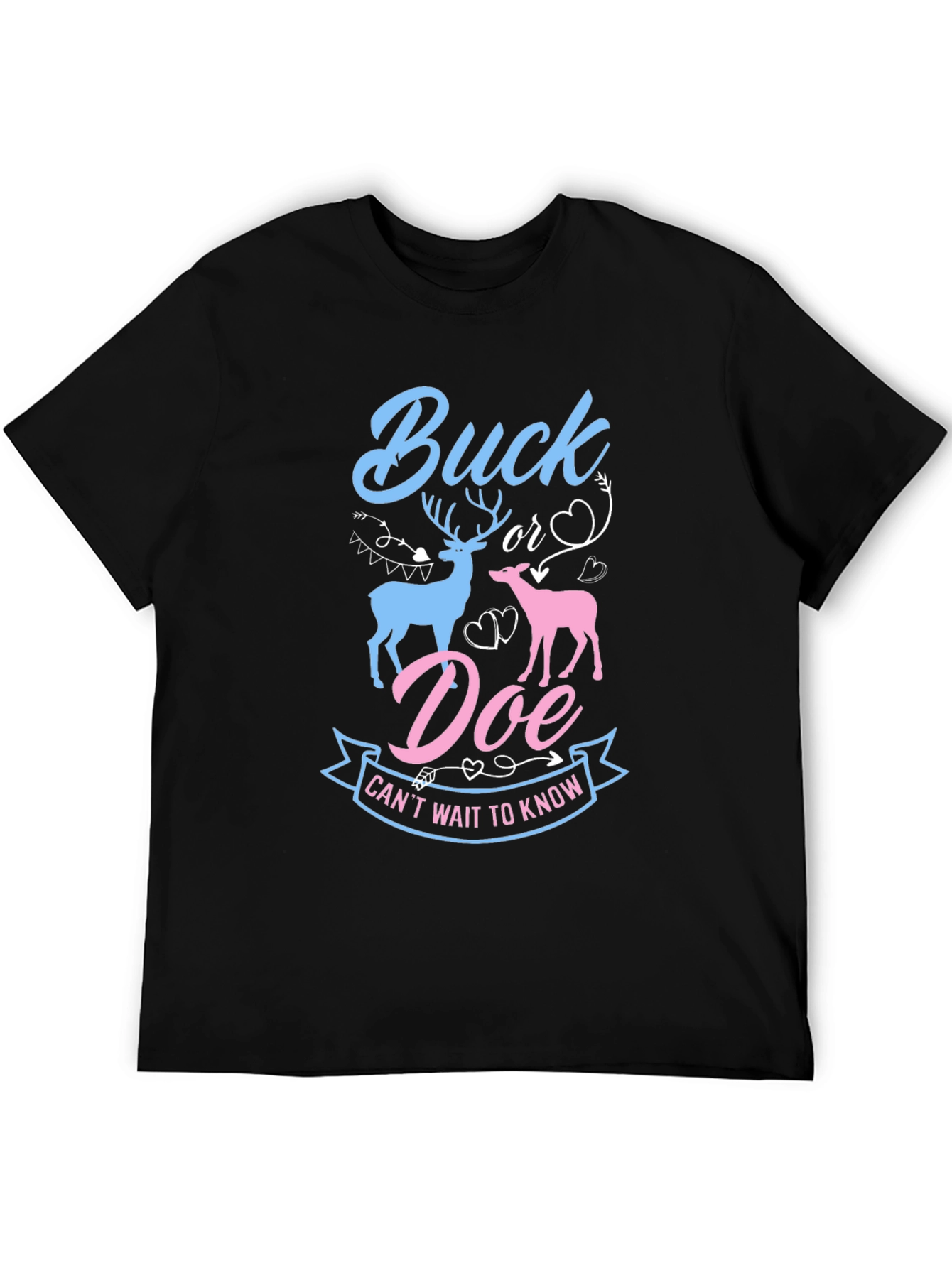 Buck or Doe Gender Reveal T-Shirt
