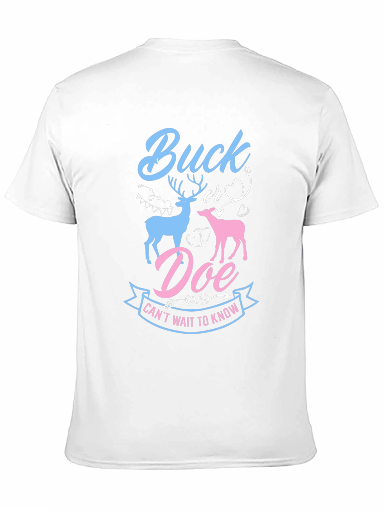 Buck or Doe Gender Reveal T-Shirt