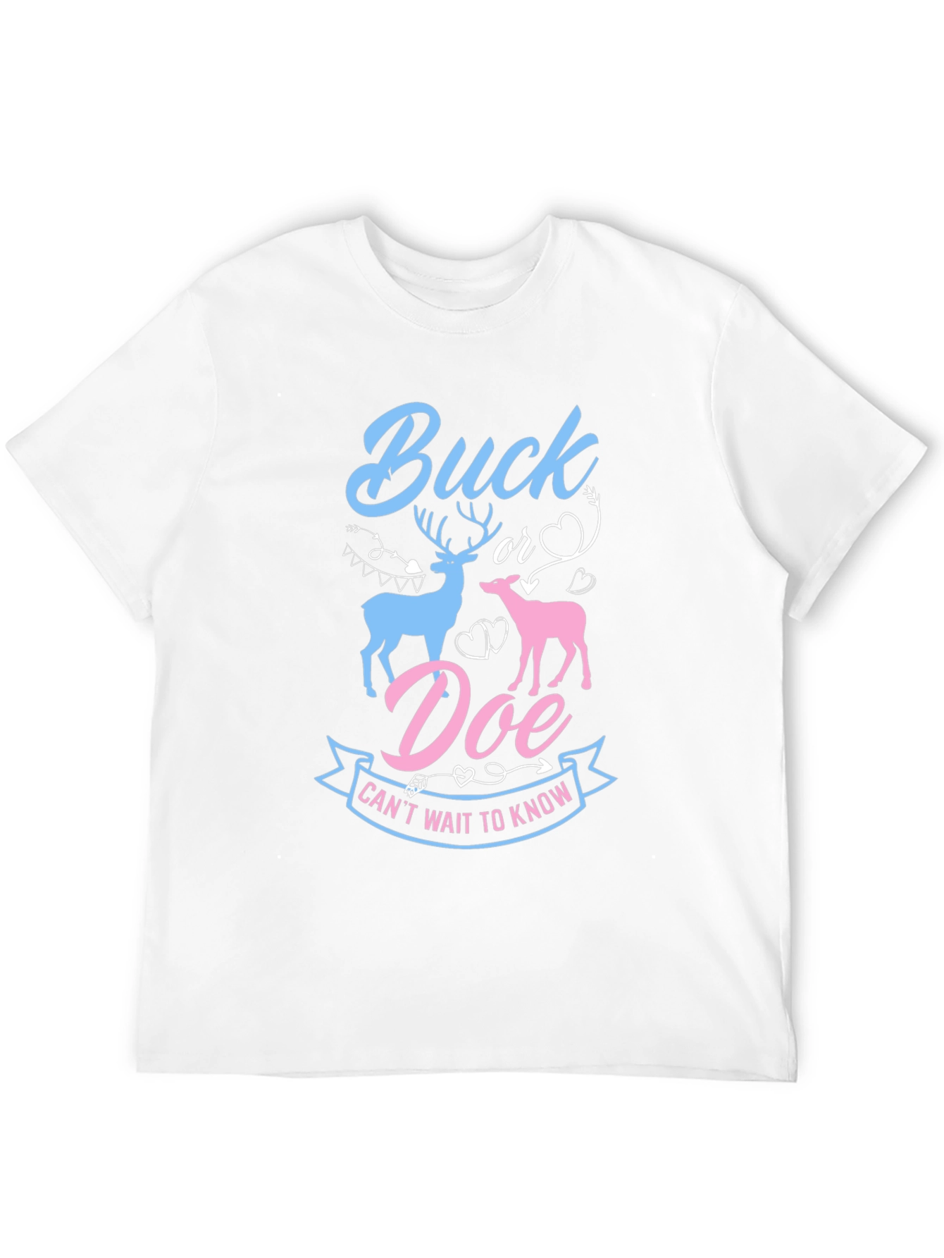 Buck or Doe Gender Reveal T-Shirt