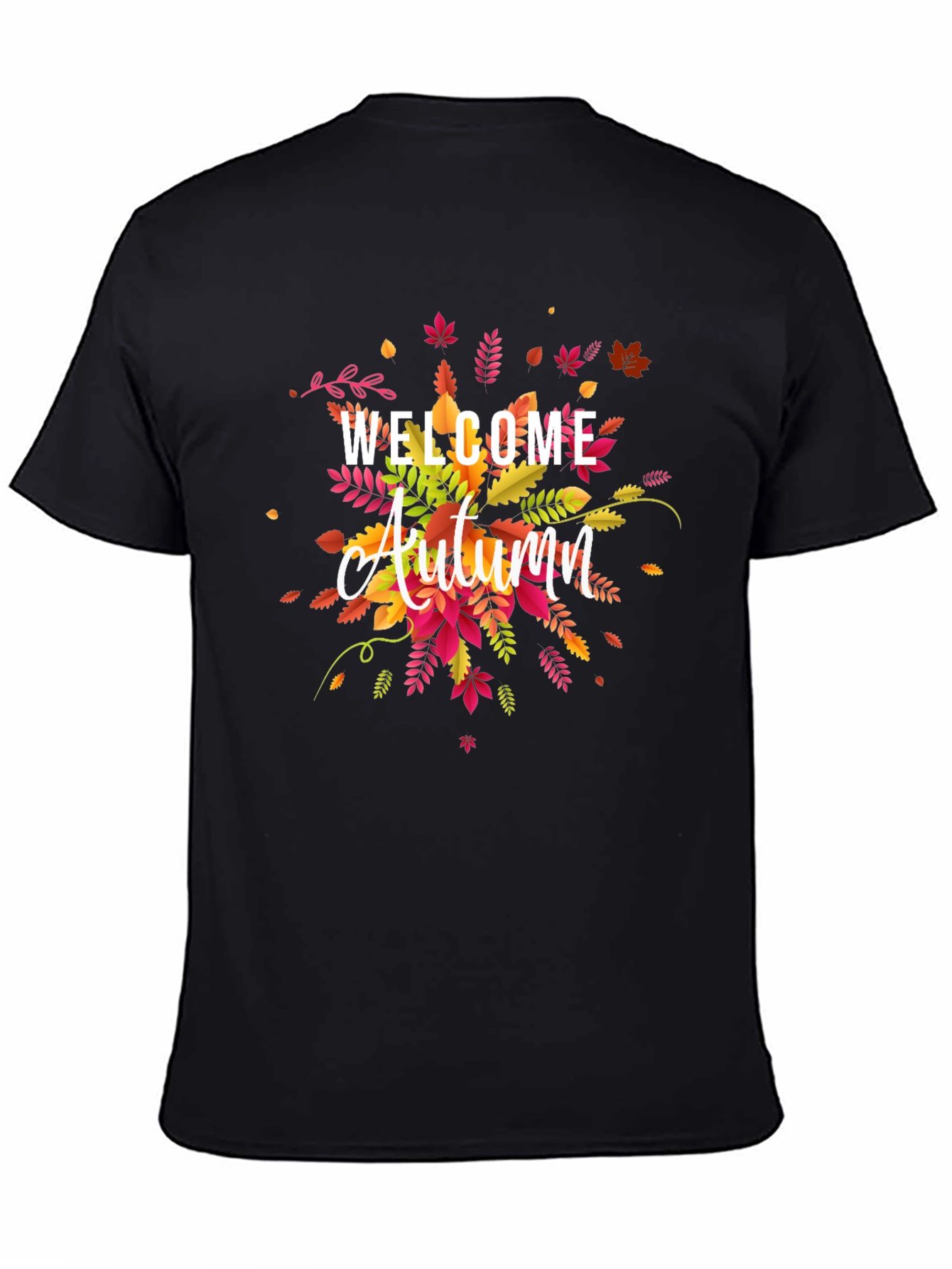 Welcome Autumn Graphic Tee - Fall Season Shirt