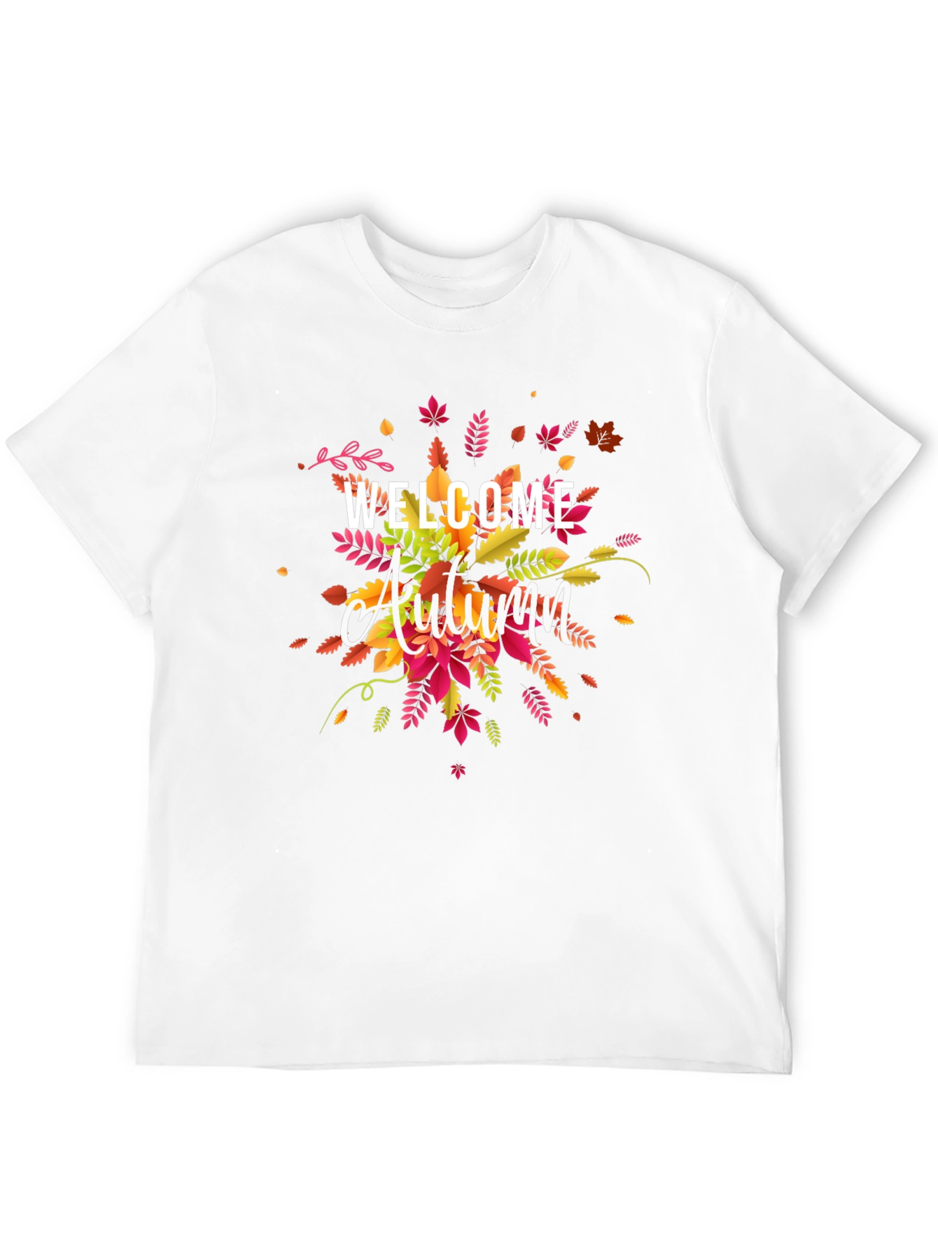Welcome Autumn Graphic Tee - Fall Season Shirt