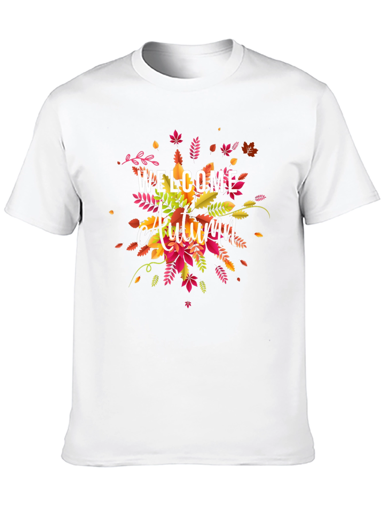 Welcome Autumn Graphic Tee - Fall Season Shirt