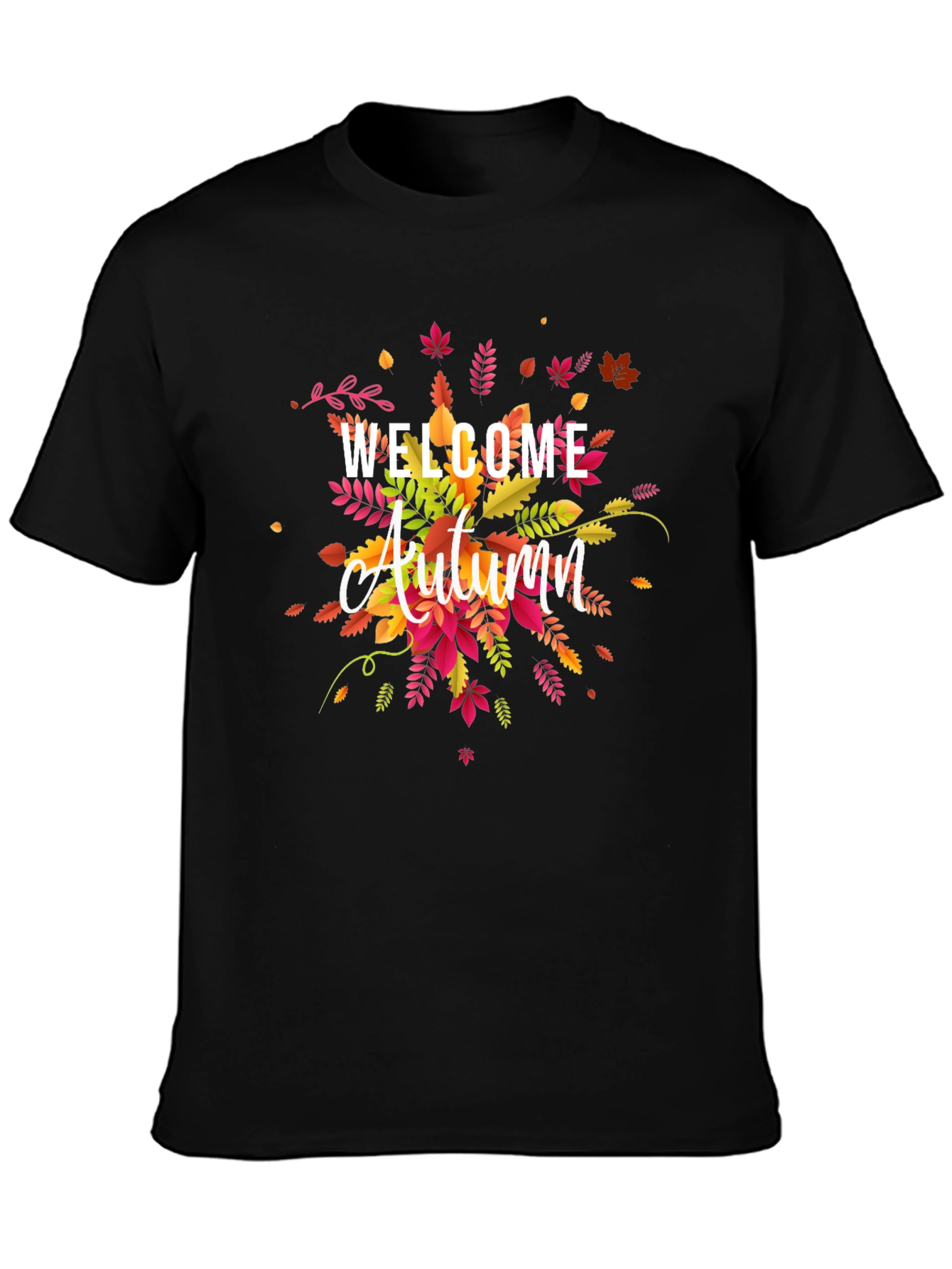 Welcome Autumn Graphic Tee - Fall Season Shirt