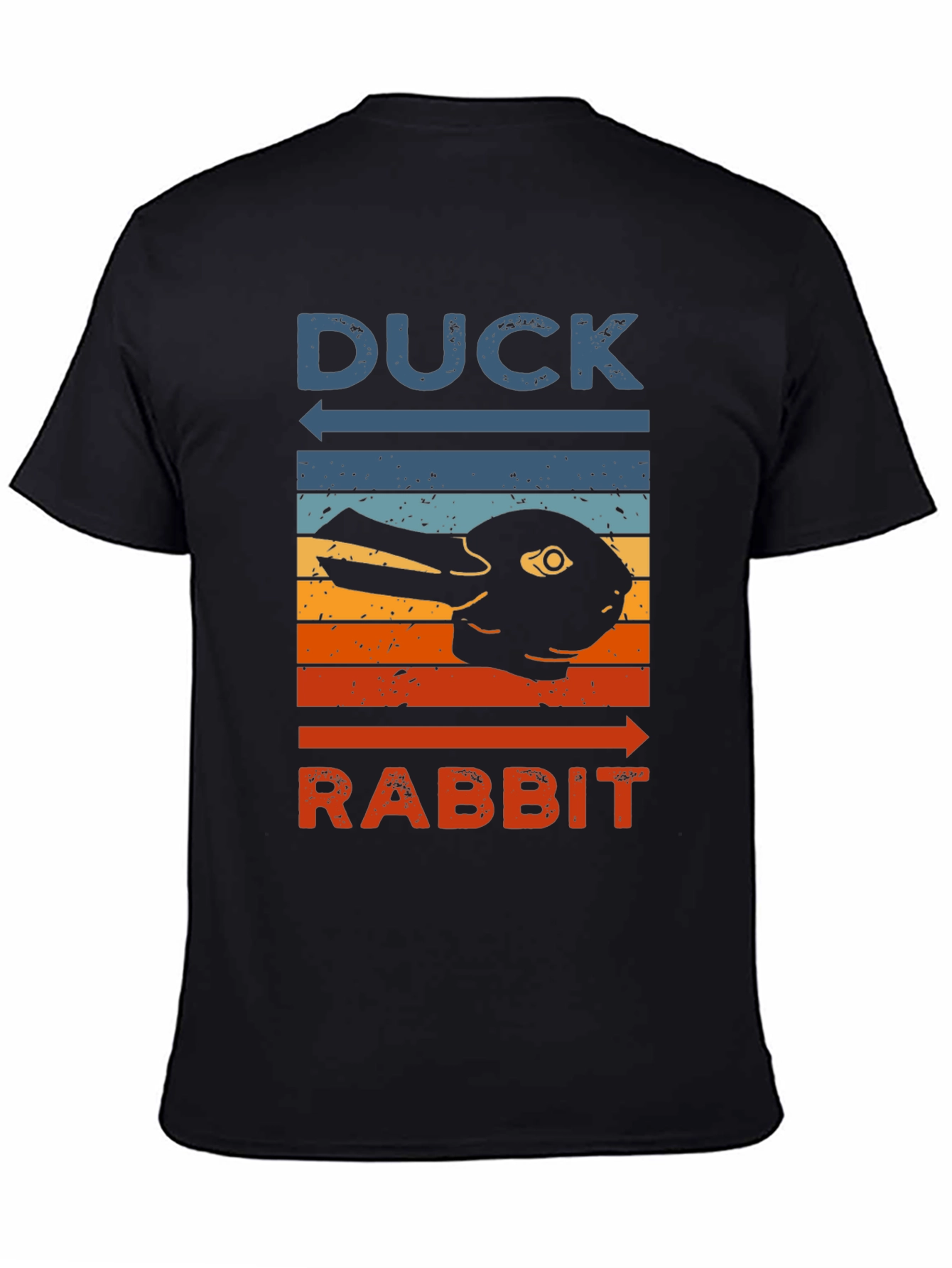 Duck Rabbit Illusion Graphic Tee - Visual Perception T-Shirt
