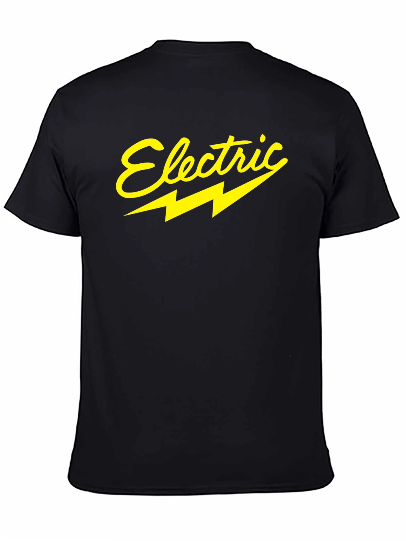 Electric Bolt Graphic Black T-Shirt