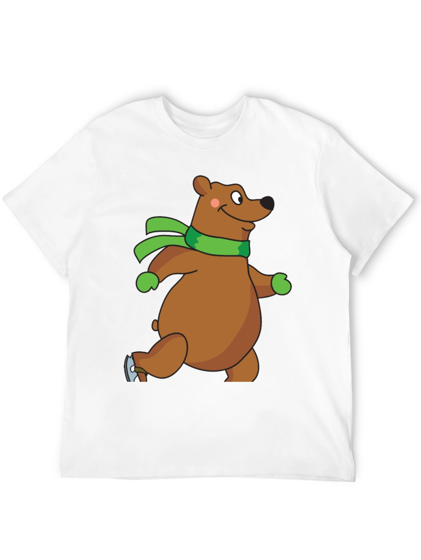 Bear on Skates Graphic Tee