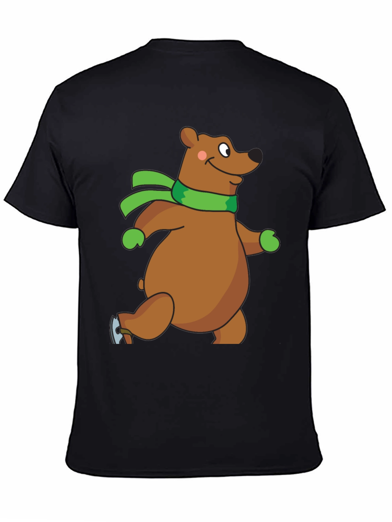 Bear on Skates Graphic Tee