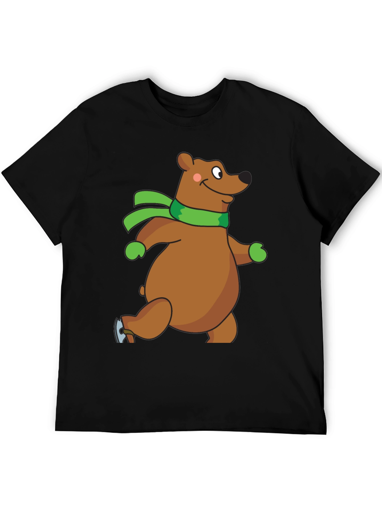 Bear on Skates Graphic Tee