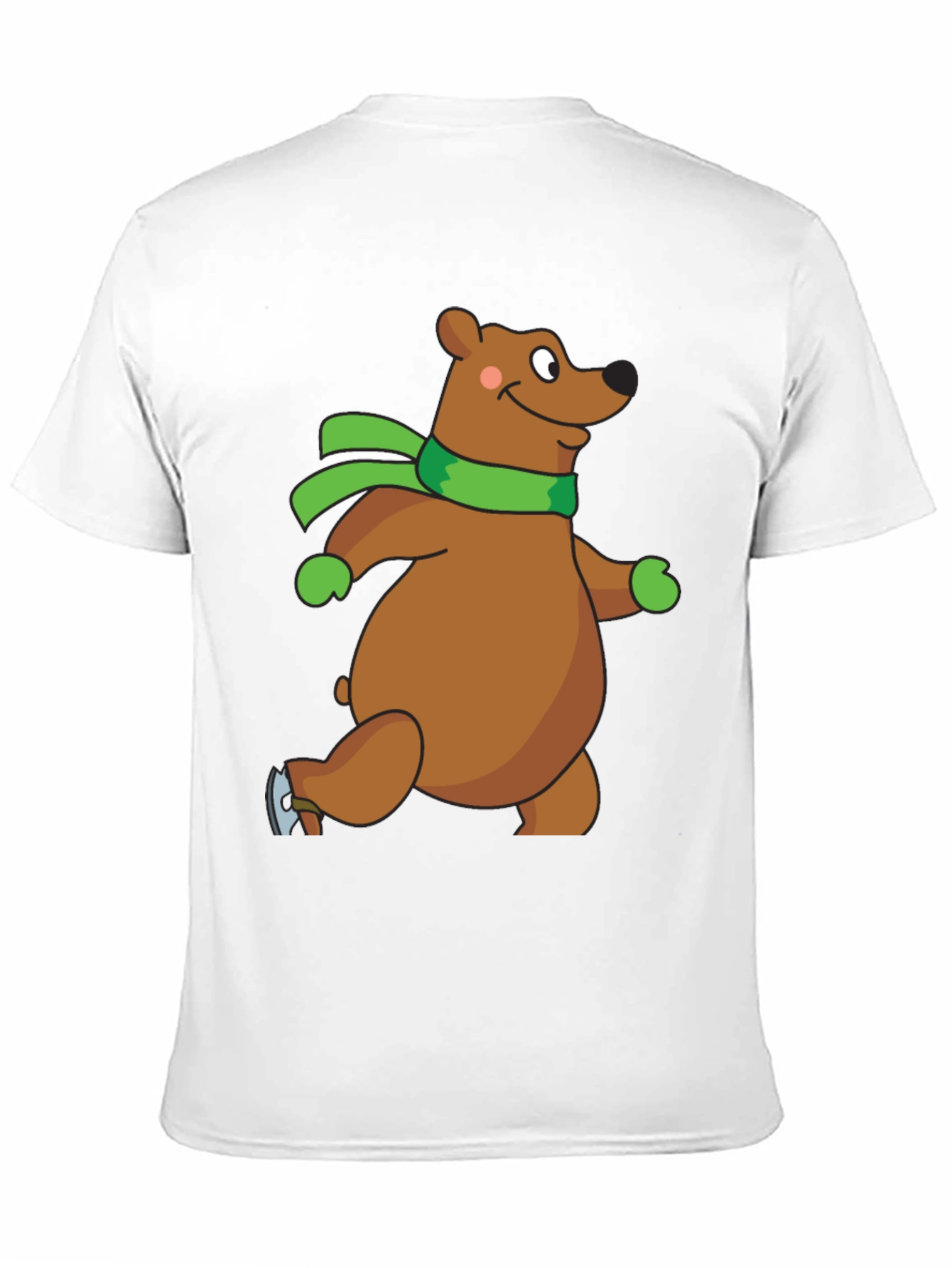 Bear on Skates Graphic Tee