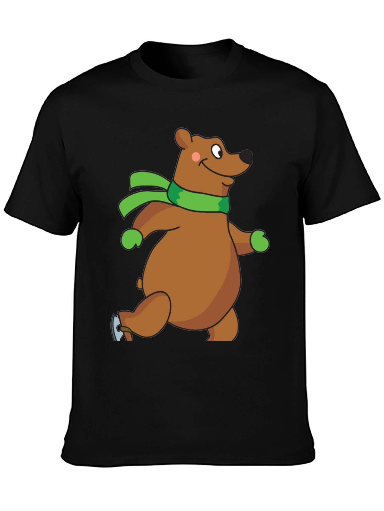Bear on Skates Graphic Tee