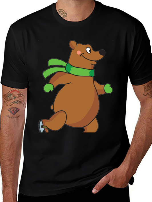 Bear on Skates Graphic Tee