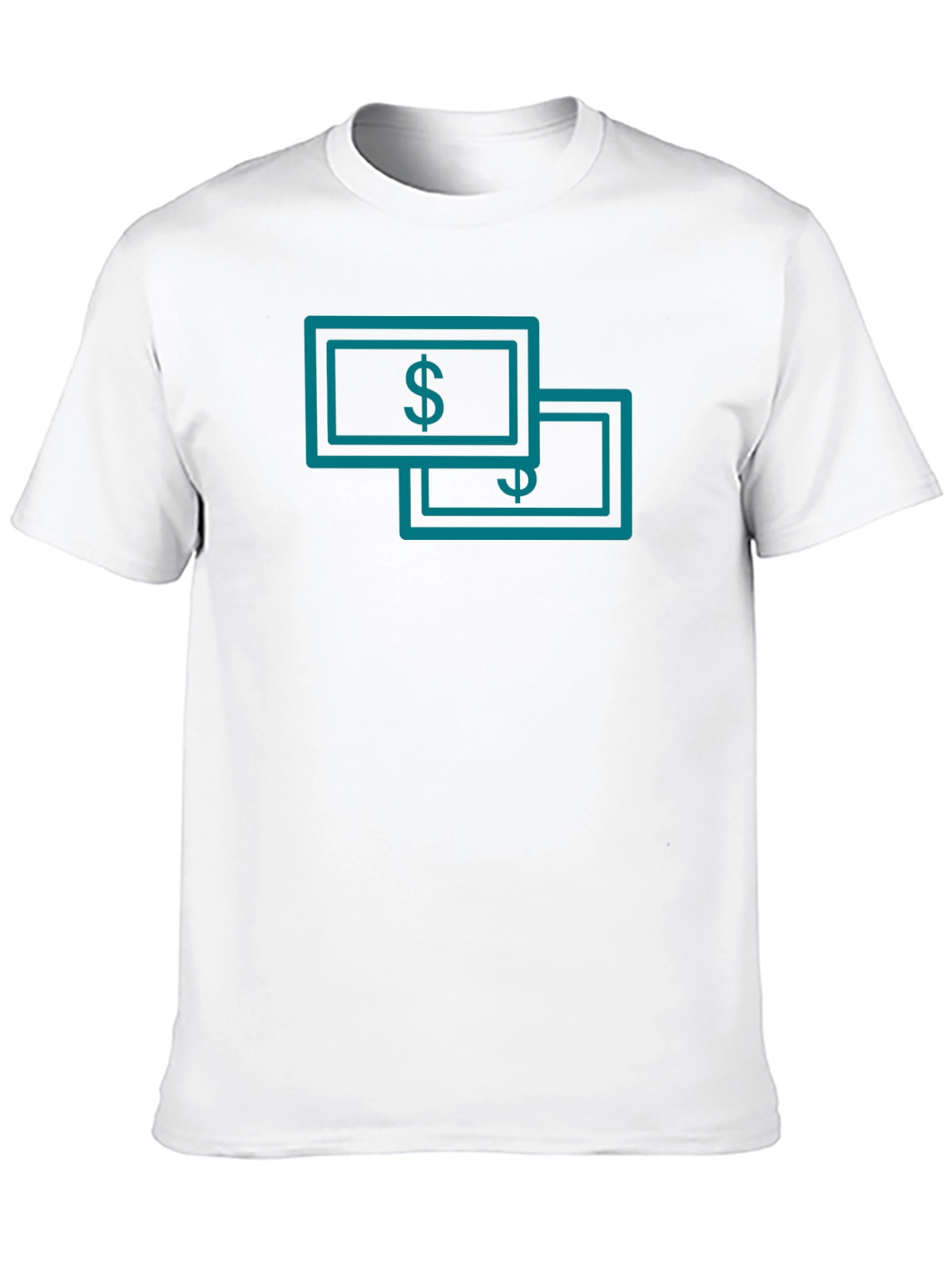 Money Graphic Black T-Shirt