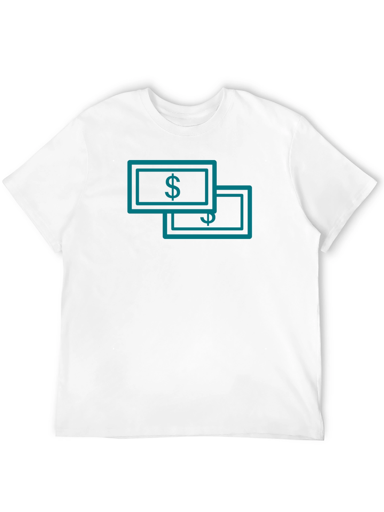Money Graphic Black T-Shirt