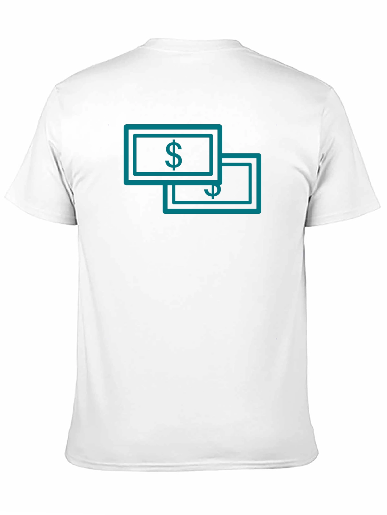 Money Graphic Black T-Shirt