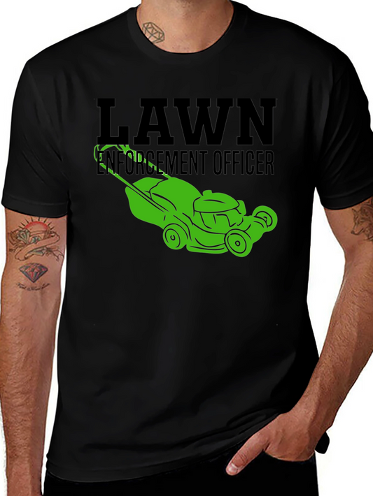 Lawn Enforcement Officer Graphic Tee