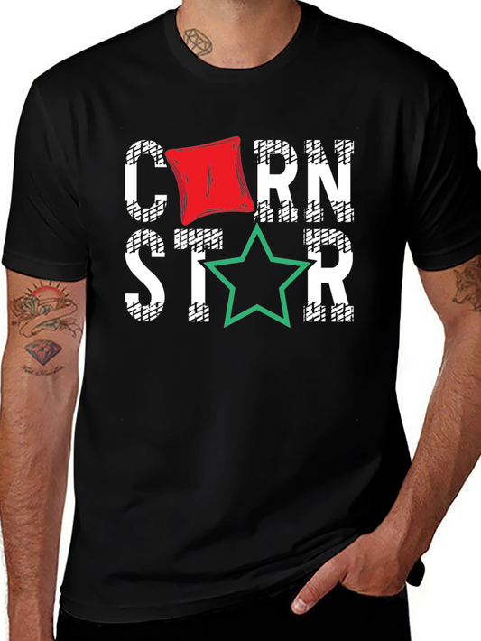 Corn Star T-Shirt - Funny Bean Bag Toss Tee
