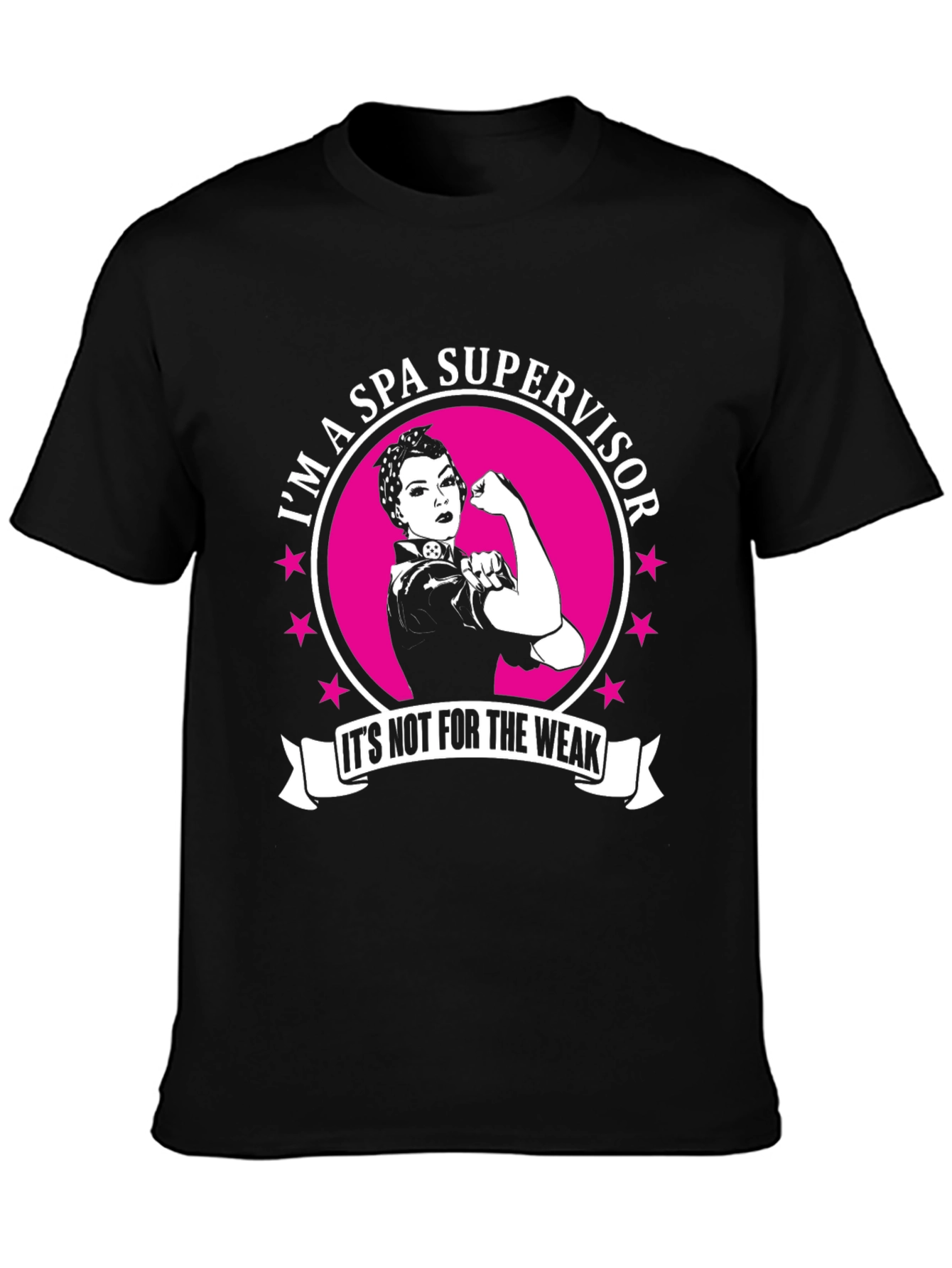 Spa Supervisor T-Shirt - Empowered Woman Design