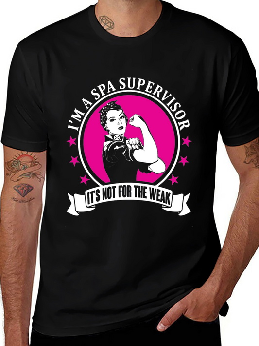 Spa Supervisor T-Shirt - Empowered Woman Design