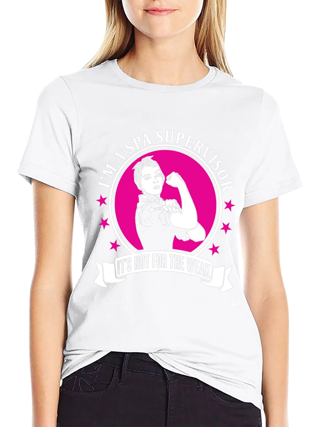 Spa Supervisor T-Shirt - Empowered Woman Design