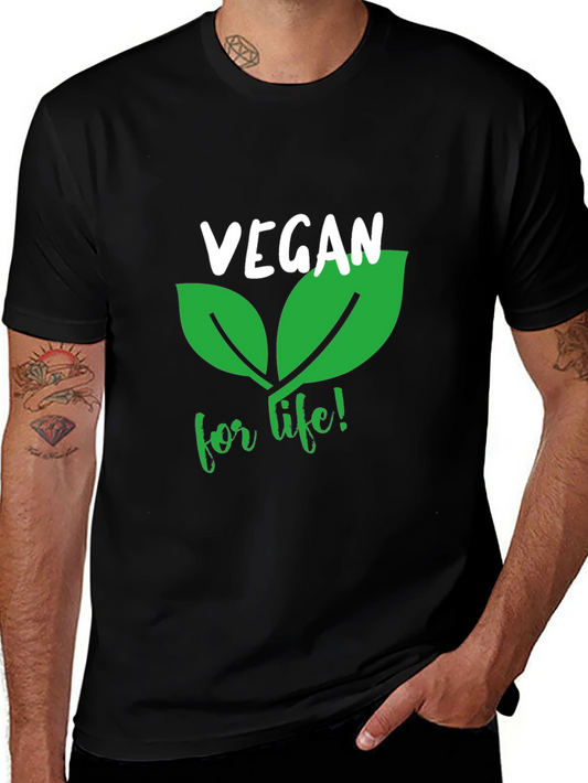 Vegan For Life T-Shirt - Stylish & Comfortable