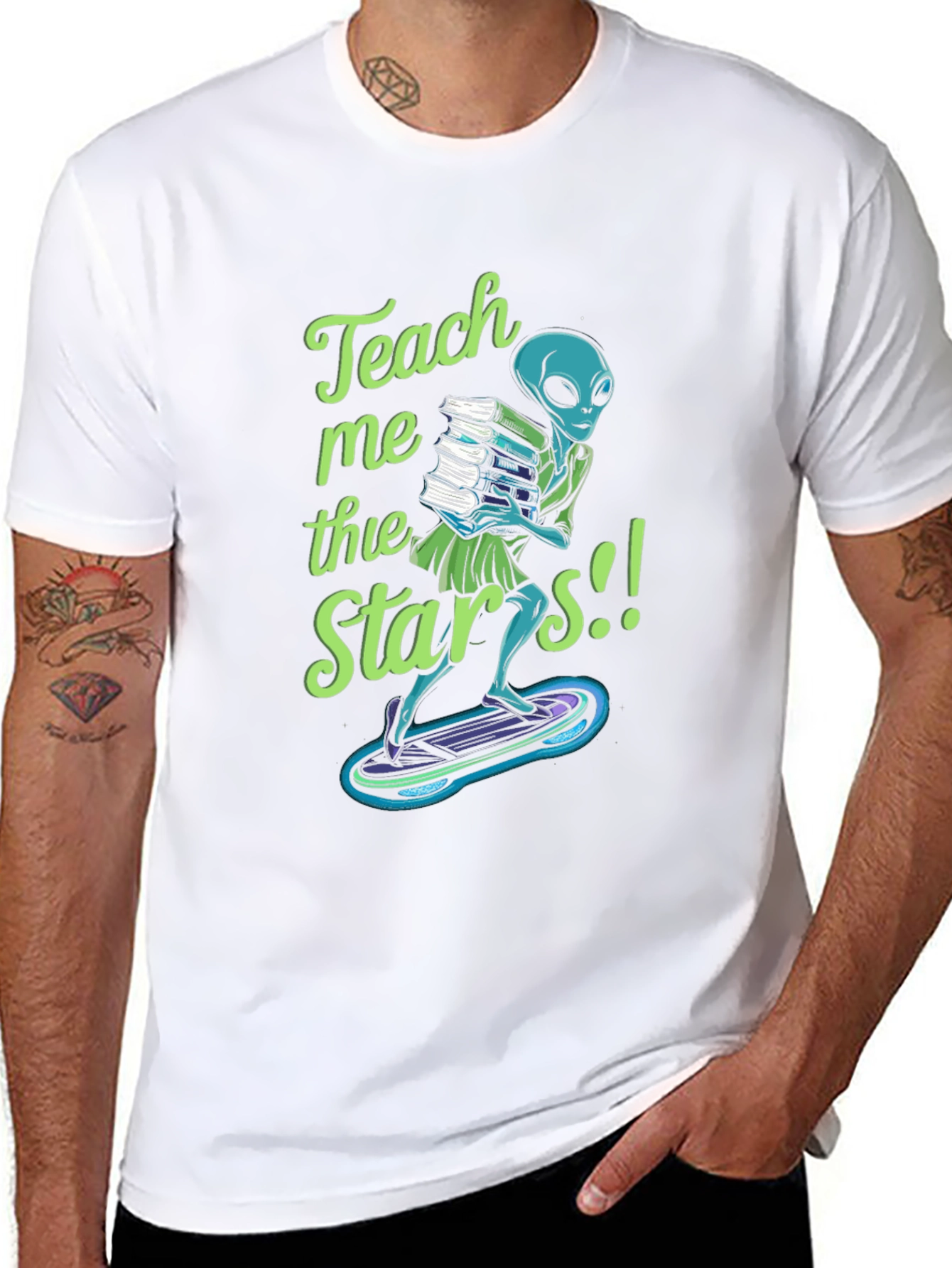 Teach Me The Stars Alien T-Shirt