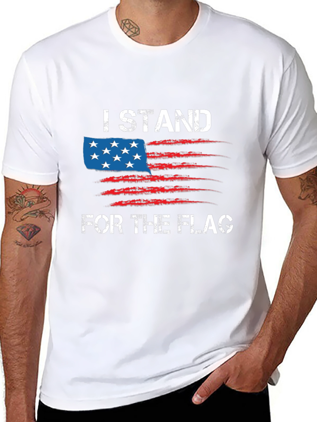 I Stand For The Flag Patriotic T-Shirt