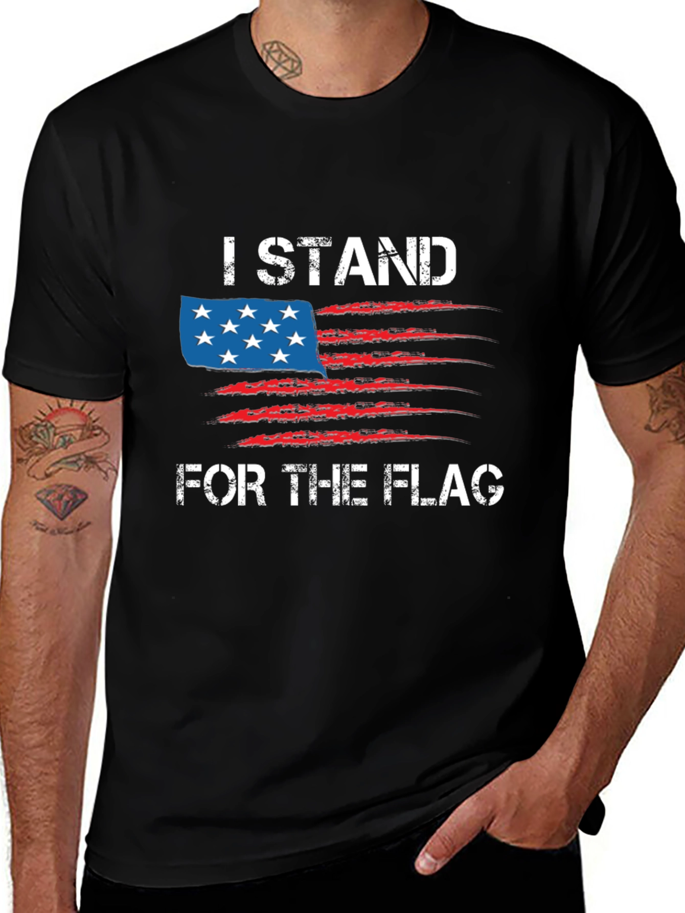 I Stand For The Flag Patriotic T-Shirt