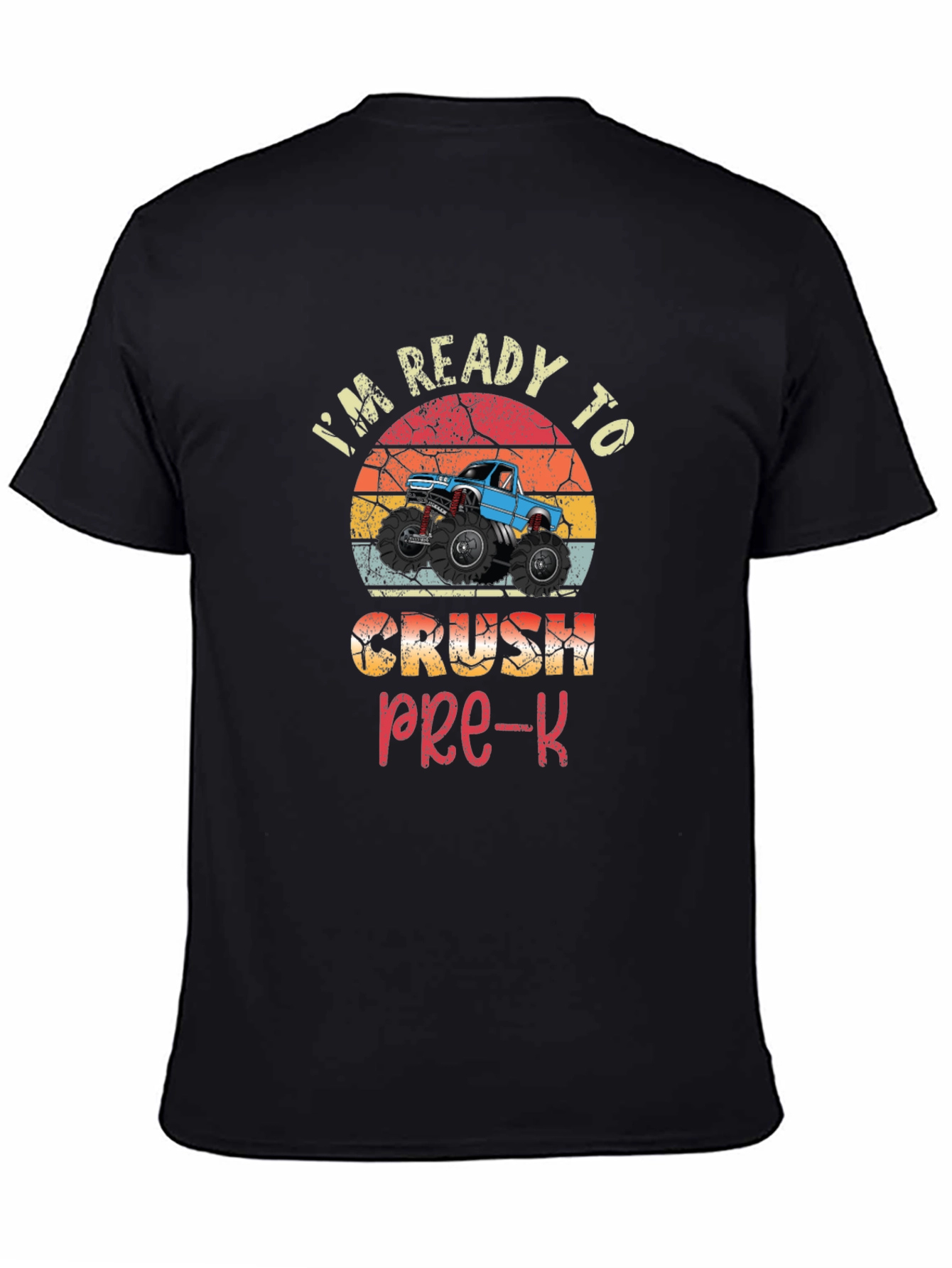 Ready To Crush Pre-K Monster Truck T-Shirt
