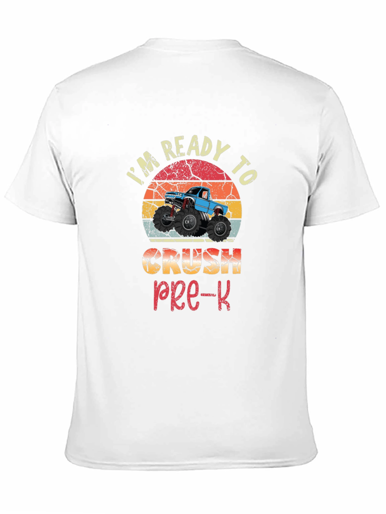 Ready To Crush Pre-K Monster Truck T-Shirt