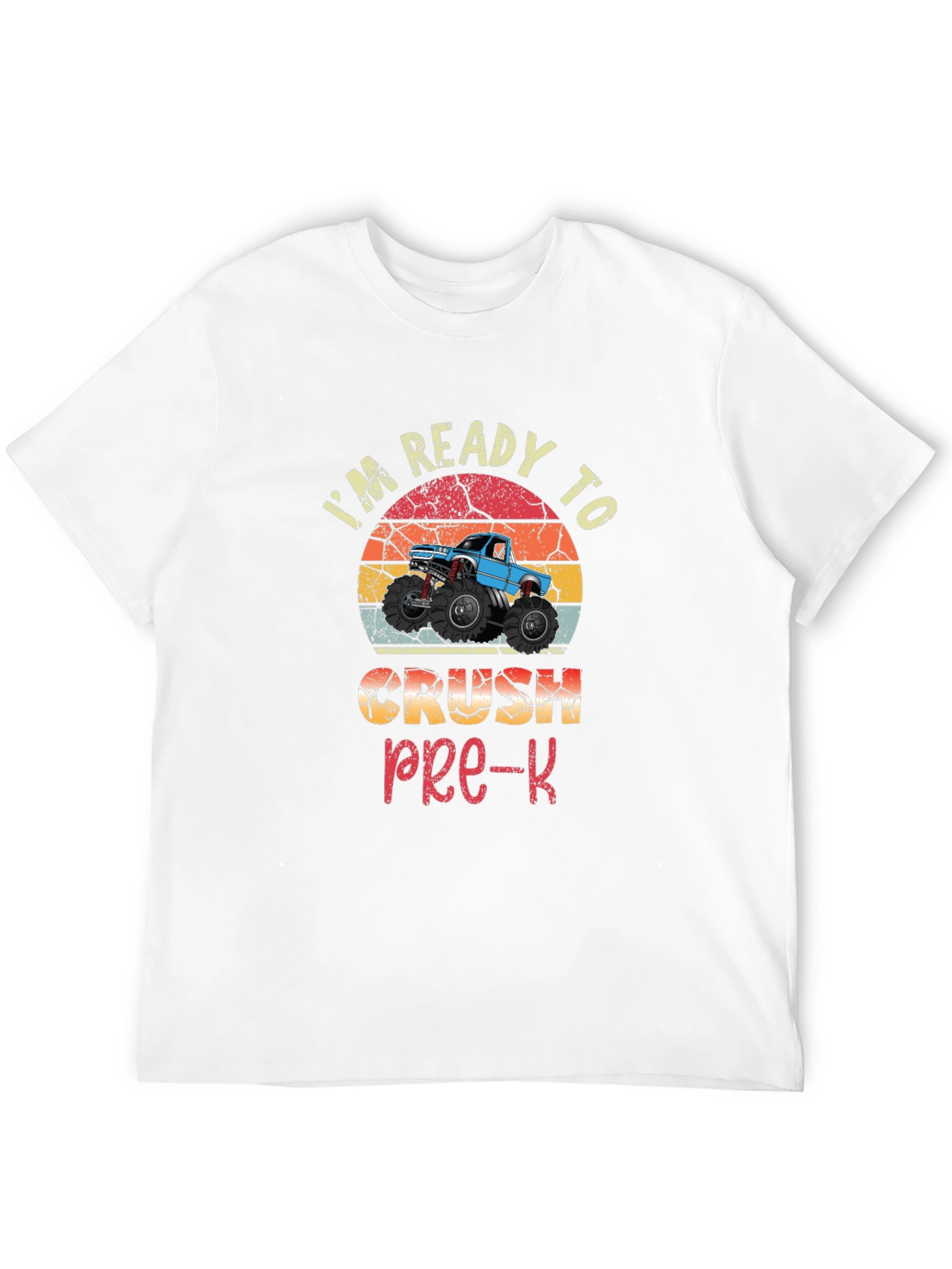 Ready To Crush Pre-K Monster Truck T-Shirt