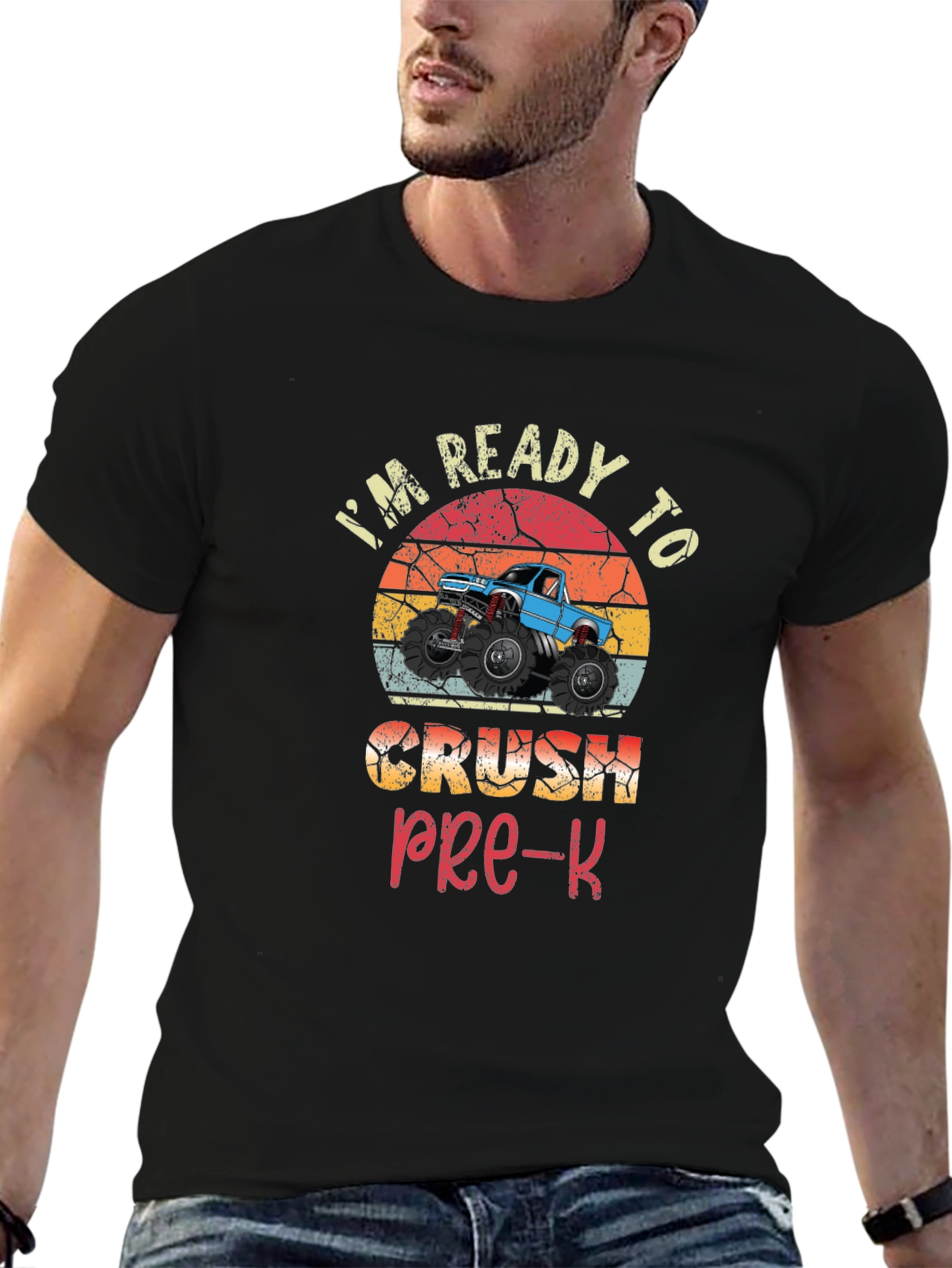 Ready To Crush Pre-K Monster Truck T-Shirt