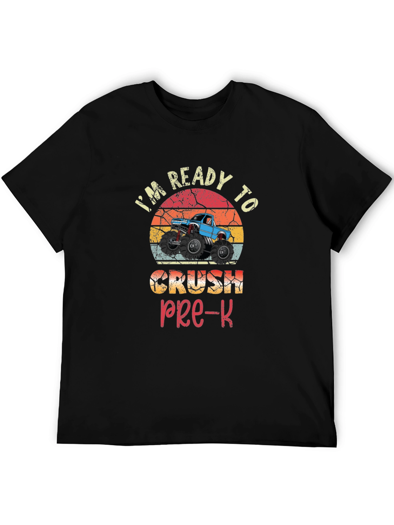 Ready To Crush Pre-K Monster Truck T-Shirt