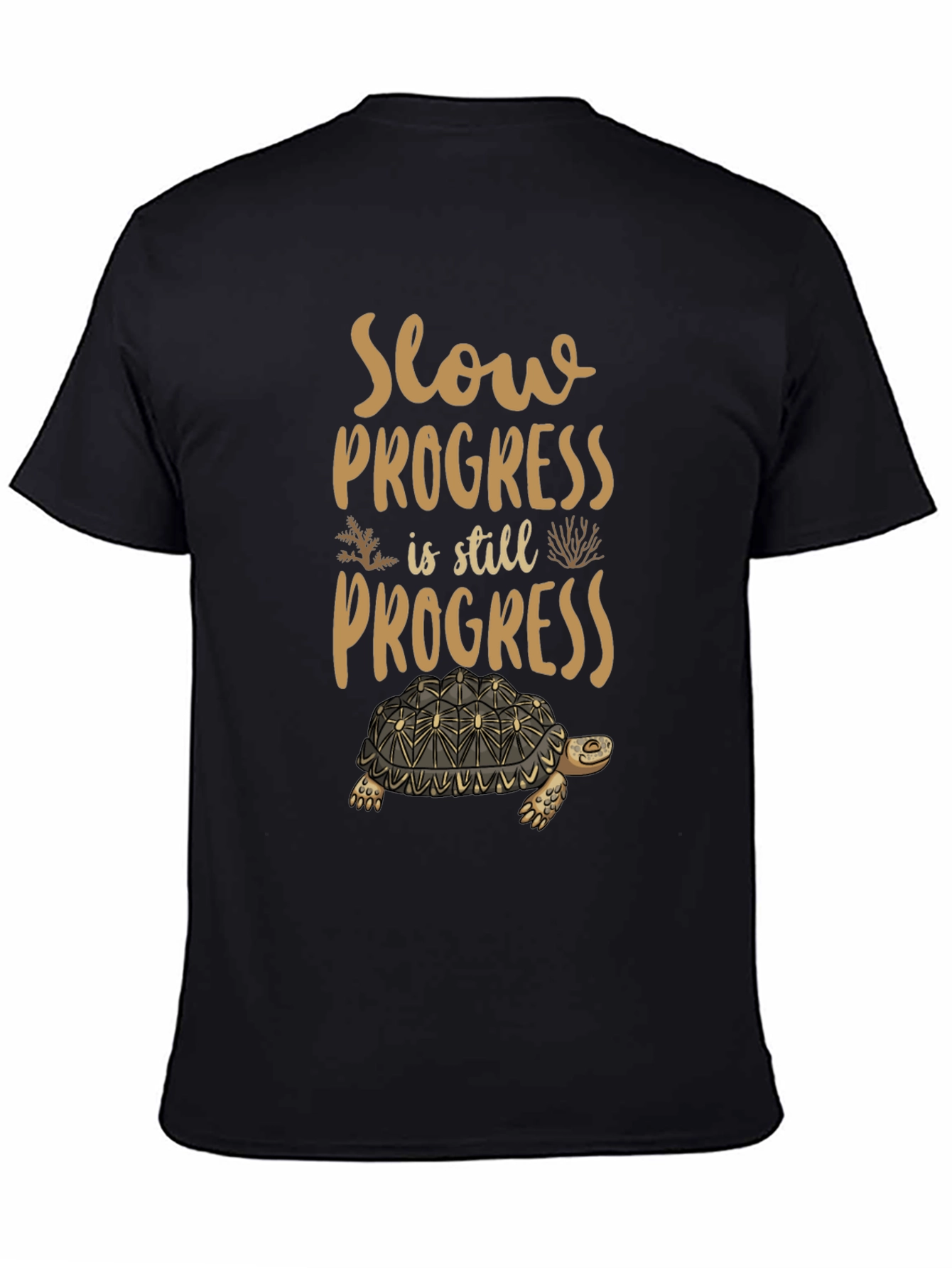 Slow Progress Turtle Graphic Tee - Comfort Fit