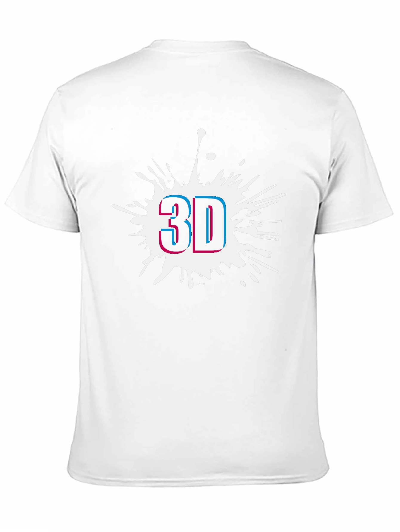Modern 3D Graphic Black T-Shirt
