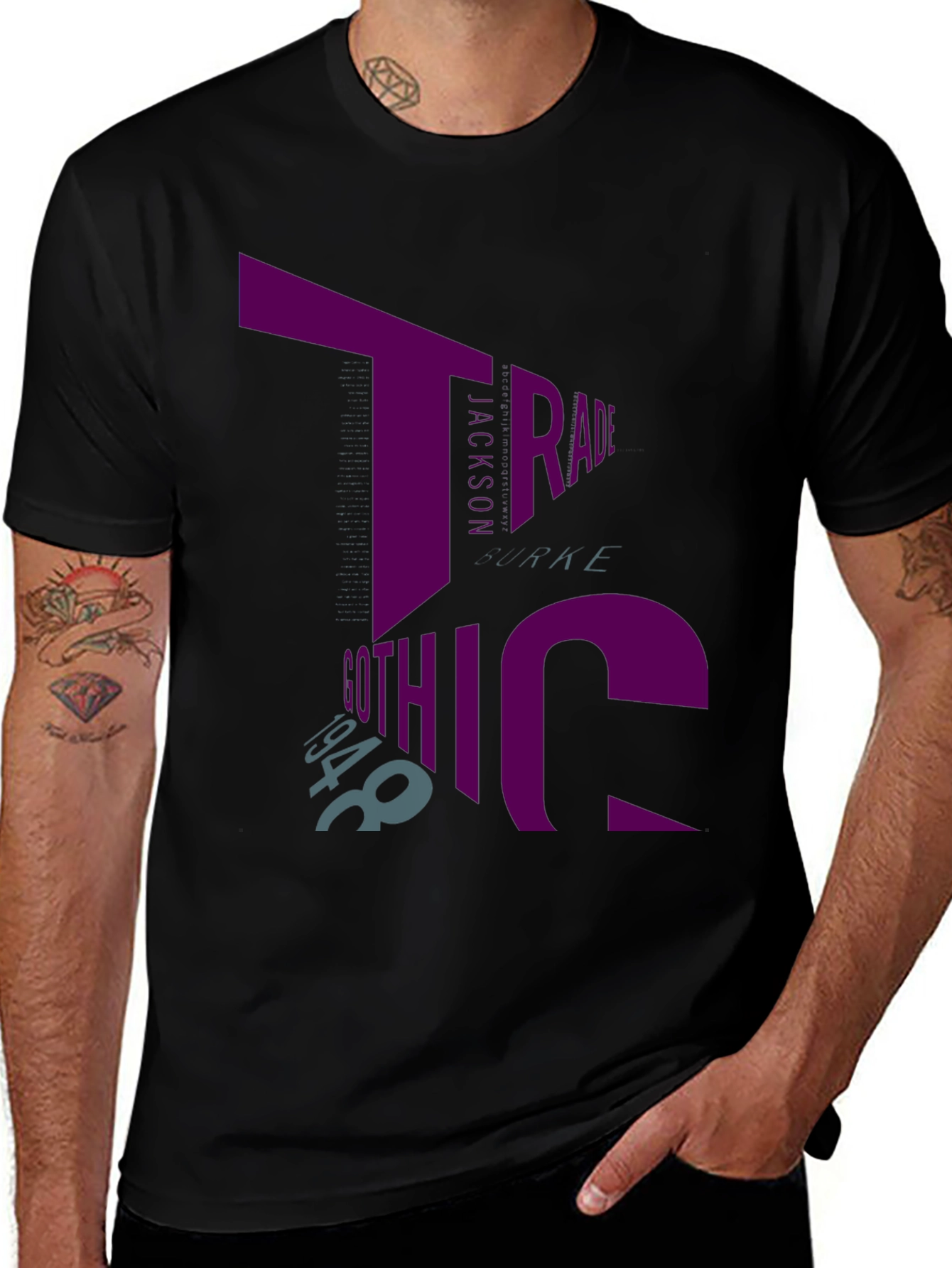 Trade Gothic Inspired Graphic Tee