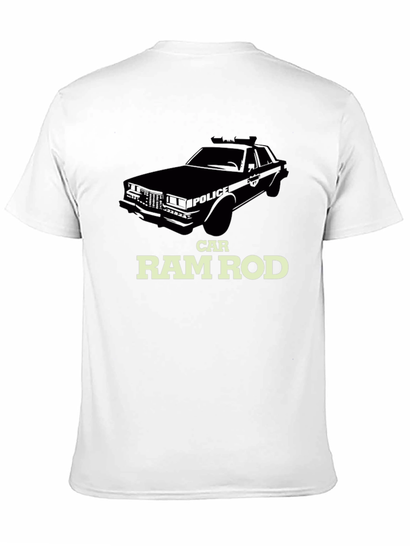 Car RamRod T-Shirt - Black Cotton Tee