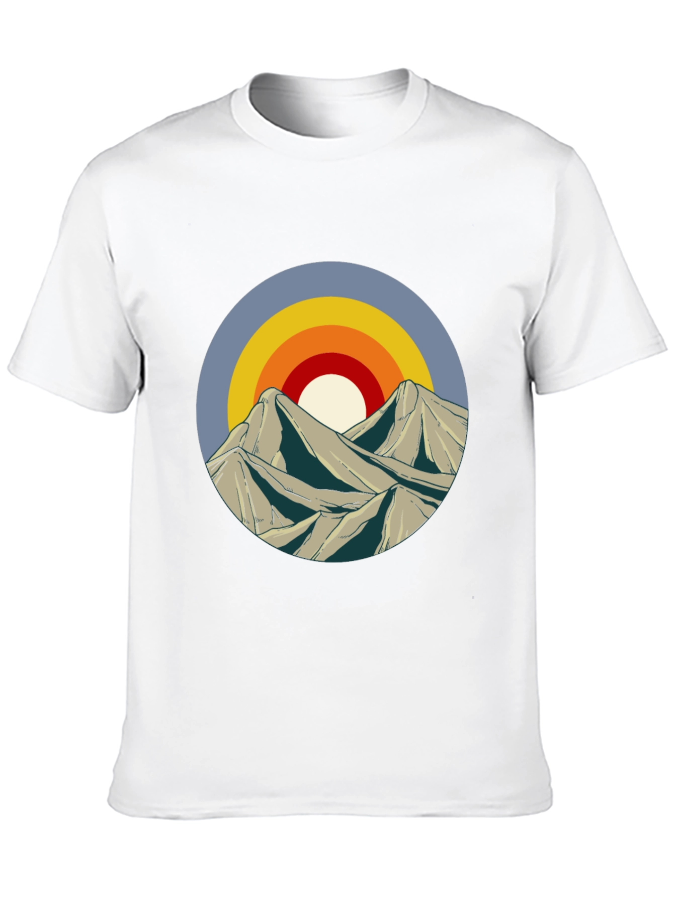 Mountain Sunset Graphic Tee - Stylish Casual Wear